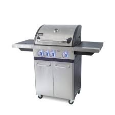 Grill gazowy ACTIVA Silver Star 400 z 3 palnikami i żeliwnym rusztem