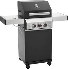 Grill gazowy TAINO Black 2 + 1 z boczną kuchenką