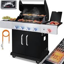 KESSER® Master Grill Gazowy z Termometrem 800°C