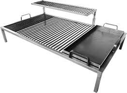 Żelazny Grill Argentino Asado 2 Poziomy 100x50 cm