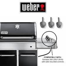 Weber 3-pak gałek do Genesis 300's - 81168