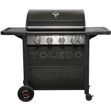 Grill gazowy Activa Toledo 500 - Czarny 127x48x108 cm